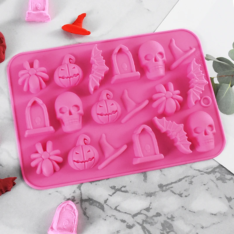 Силиконовая форма в виде тыквы для Хэллоуина 18 дюймов