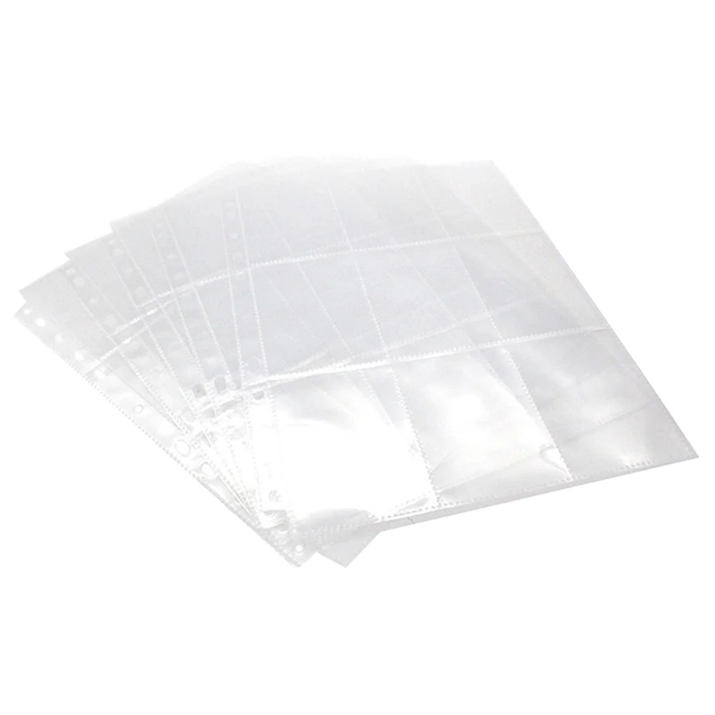 

20pcs Trading Cards Sleeves Double-sided Cards Storage Holders (Transparent)