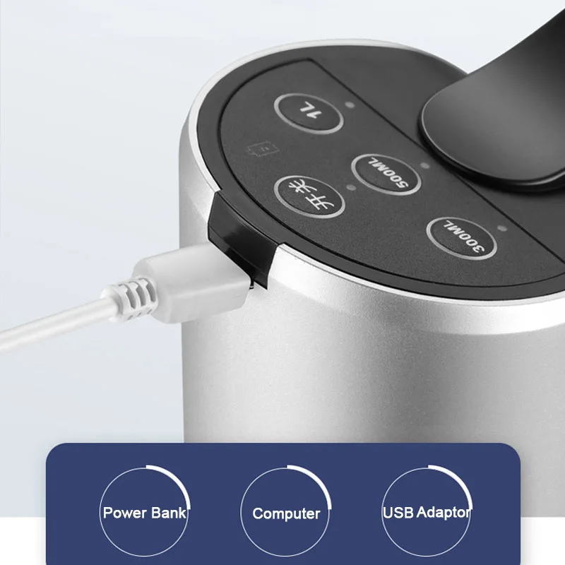 Диспенсер для воды с USB-зарядкой автоматический насос питьевой портативный