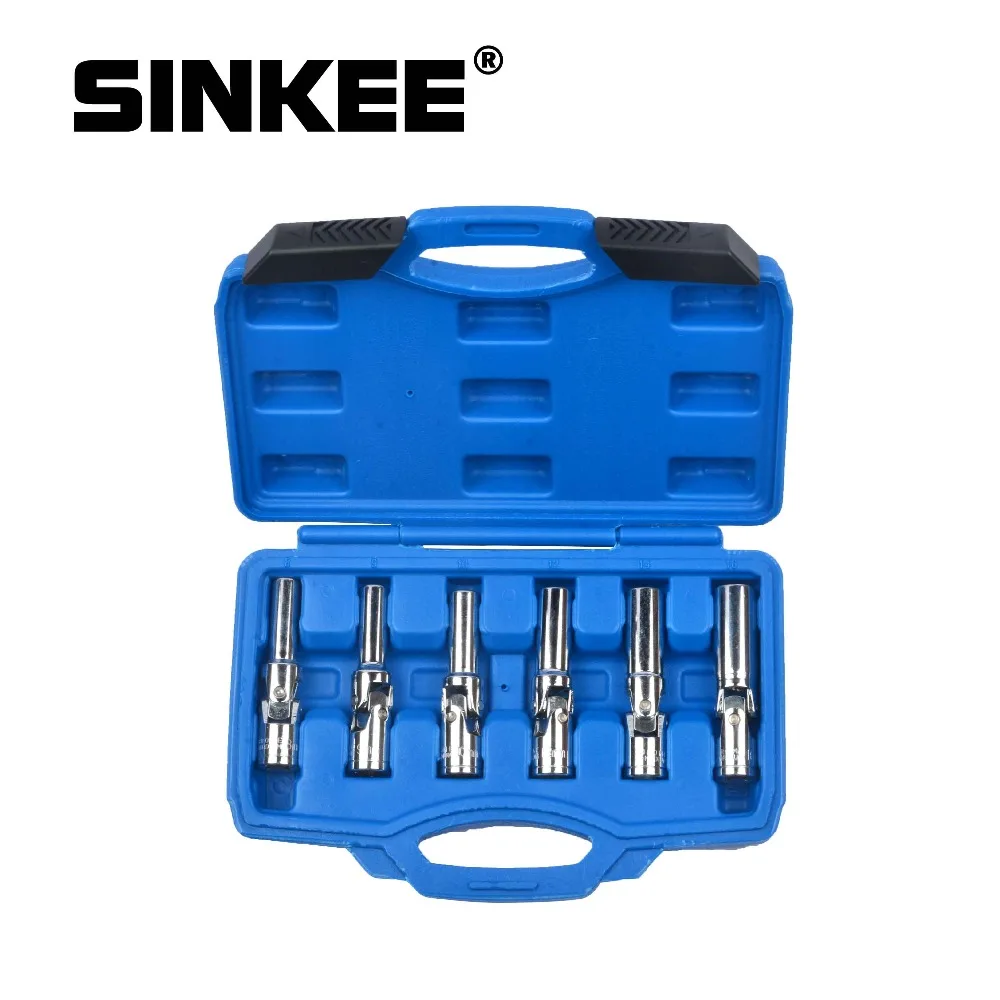 

6 Pc 3/8" drive Glow Plug Socket Set 8mm - 16mm