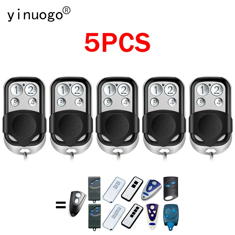 

5PCS For NOVOFERM MTR43-2 MCHS43-2 512 504 502 TROMATIC MNHS433-02 MNHS433-04 Garage Door Remote Control Gate Opener 433.92MHz