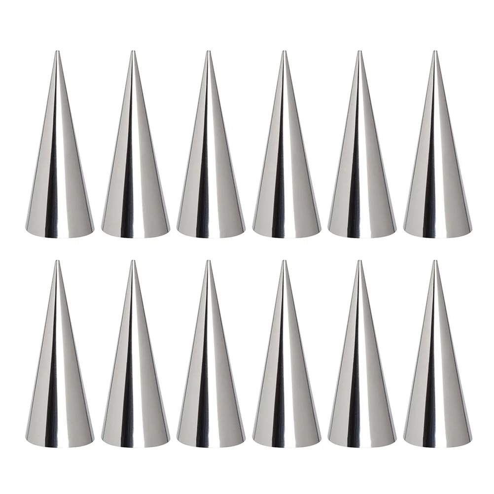 

Molds Cream Roll Baking Cannoli Horn Mold Tubes Forms Cone Pastry Croissant Horns Shell Canolli Form Canolitubular Metal Bread