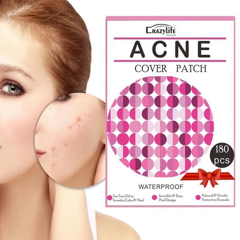 

Acness Pimple Patch Ultra Thin Dots For Spots Hydrocolloid Acnes Patch 180Pcs Invisible Pimple Patches Zit Spot Treat Stickers