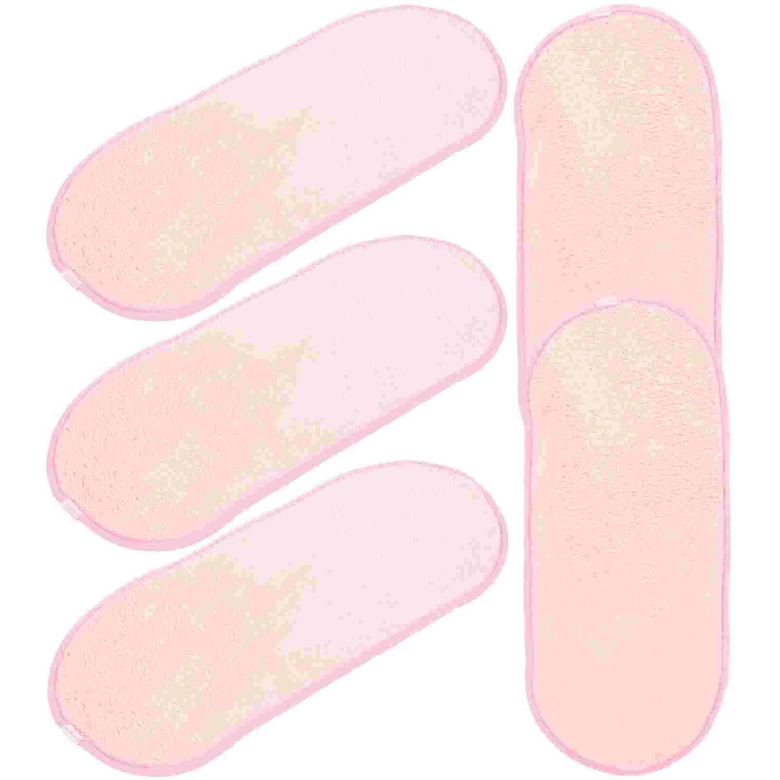 

5 Pcs Cleansing Towel Makeup Remover Cloths Reusable Bathroom Washcloths Face Coral Fleece Cleaning Towels Removing Travel