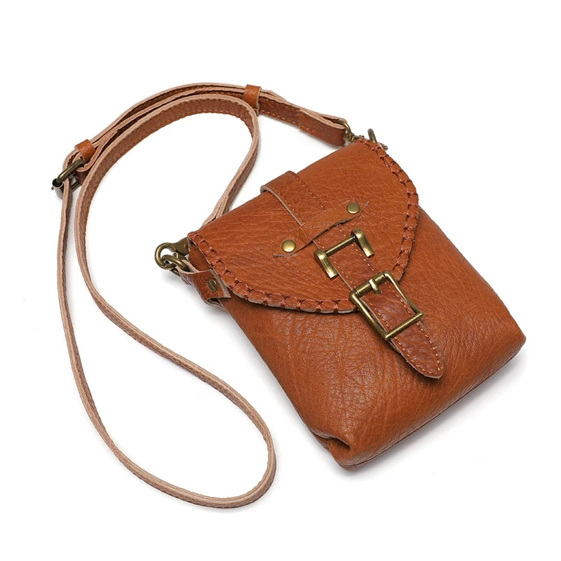 

Delicate Phone Bag Crossbody Bag Small Square Bag Cowhide Messenger Bag Shoulder Bag for Men Women Best Friends