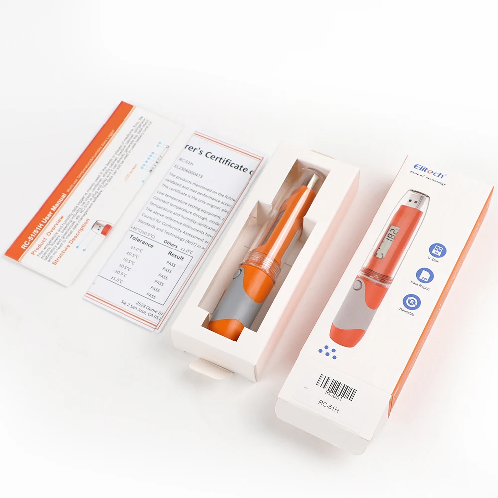 

Регистратор температуры и влажности Elitech RC-51H 32000 точек