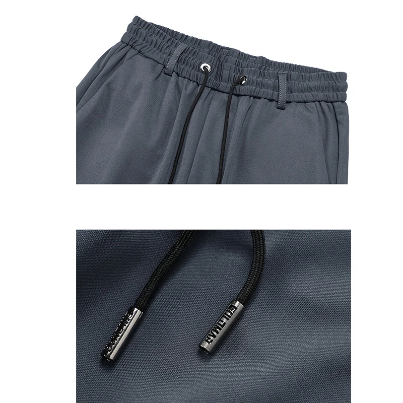 Men's Breathable Sport Casual Pants Ice Silk Thin Sports Running Pants Men's Elastic Straight Joggers Elasticity Trousers