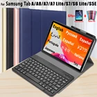 Чехол с клавиатурой для Samsung Galaxy Tab A8 2021 10,5 8,0 A7 2020 10,4 A7 Lite A Case Keyboard для Samsung Tab S7 S6 Lite S5E Cover