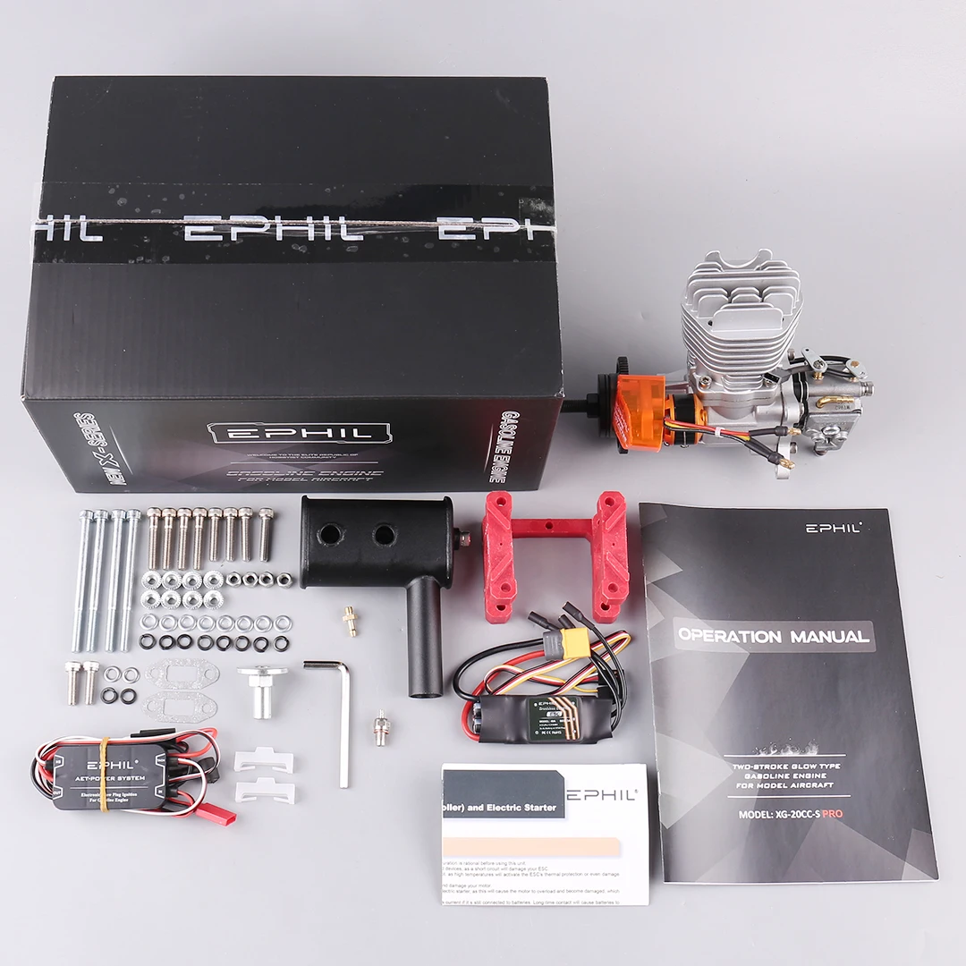 EPHIL XG-20cc-S PRO Модель самолета Бензиновый двигатель Горячая головка Электрический