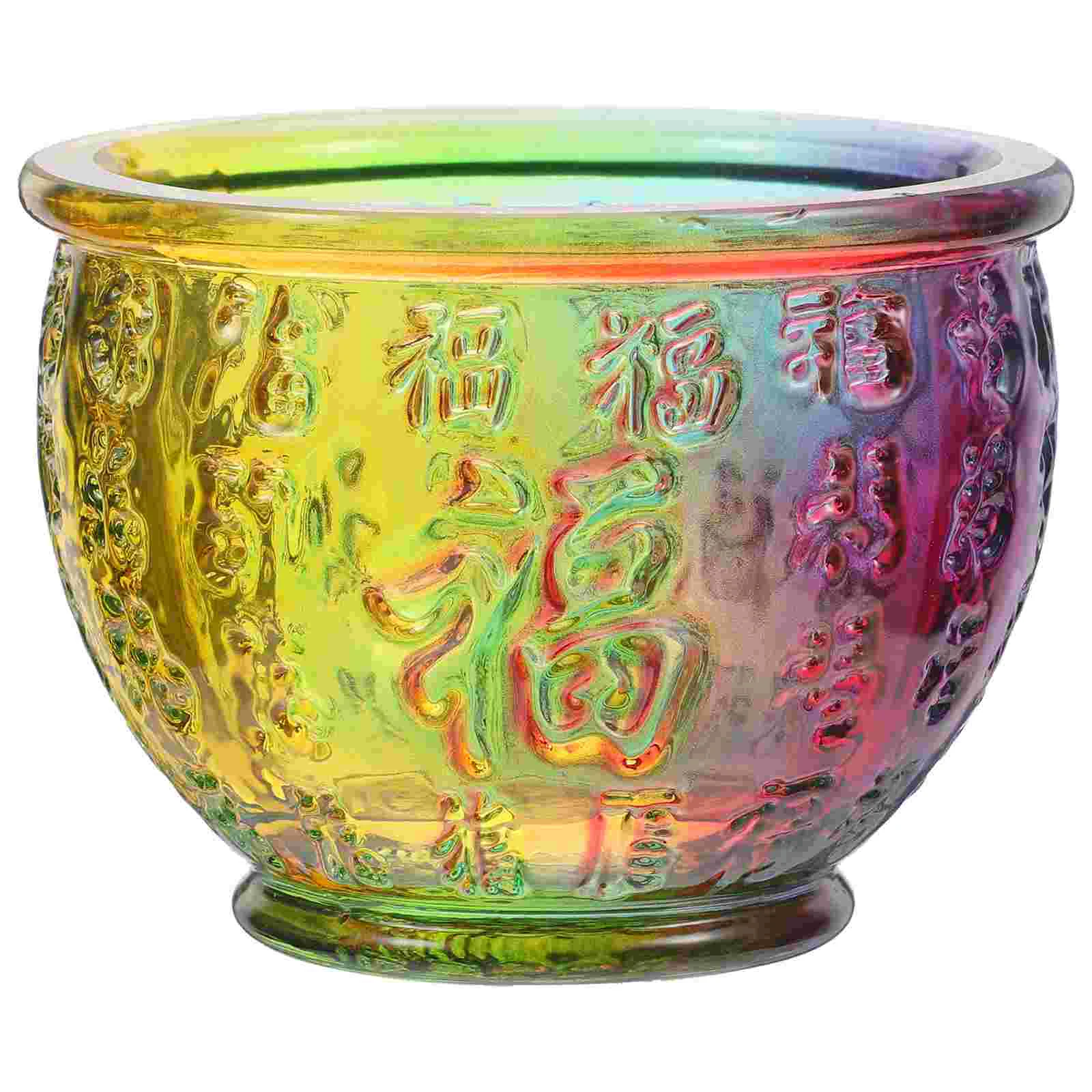 

Настольная чаша с орнаментом, украшение для богатства, ремесла, украшения для дома, искусственный кристалл, офисный шар