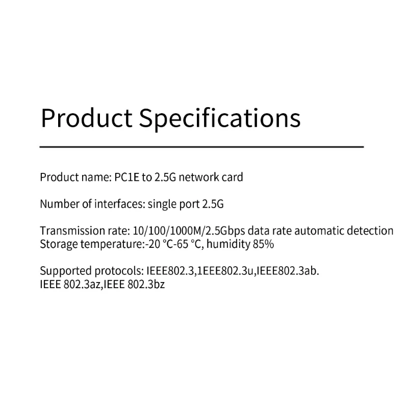 RTL8125B Mini Pcie 2.5Gigabit Ethernet Card Настольная сетевая карта с мягкой маршрутизацией