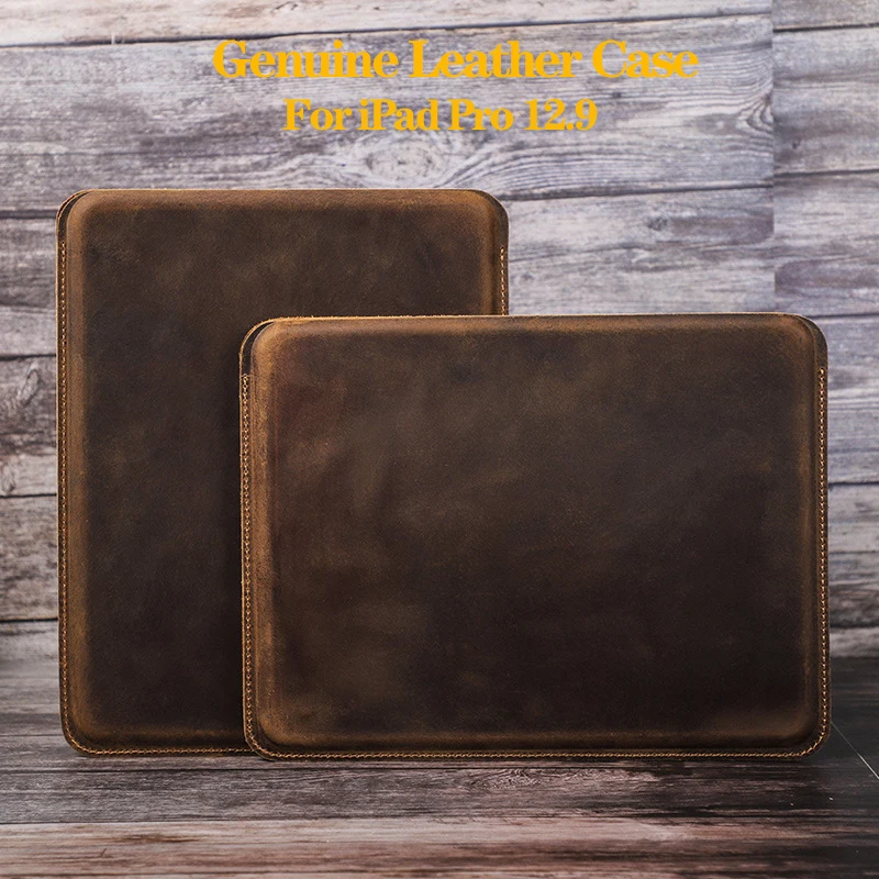 

Genuine Leather Case for New Apple iPad Pro 12.9 2021 High Quality Business Cover For iPad Pro 12 9