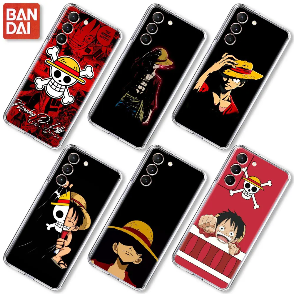 

Anime One Piece Luffy Case For Samsung Galaxy S20 FE S22 S21 Plus S10 S9 Note 20 9 10 Lite Transparent Soft Phone Cover