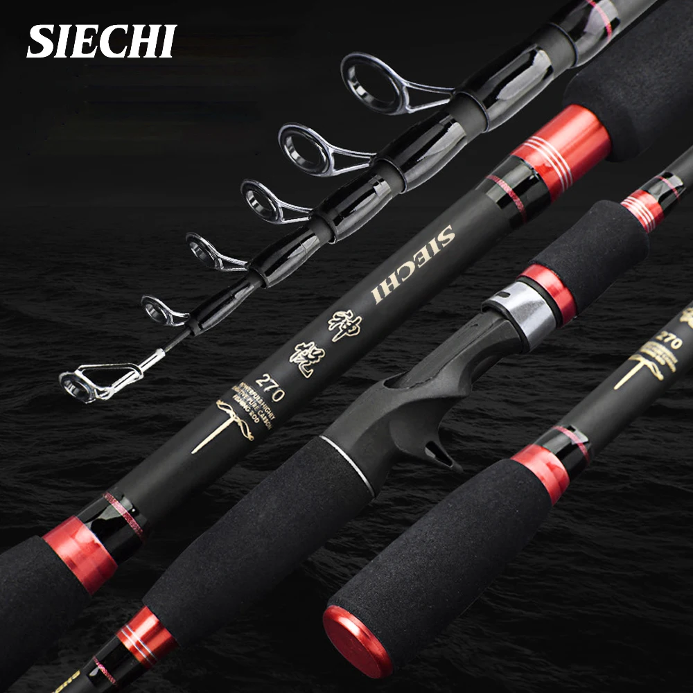 SIECHI карбоновая спиннинговая удочка для приманки 10-30г