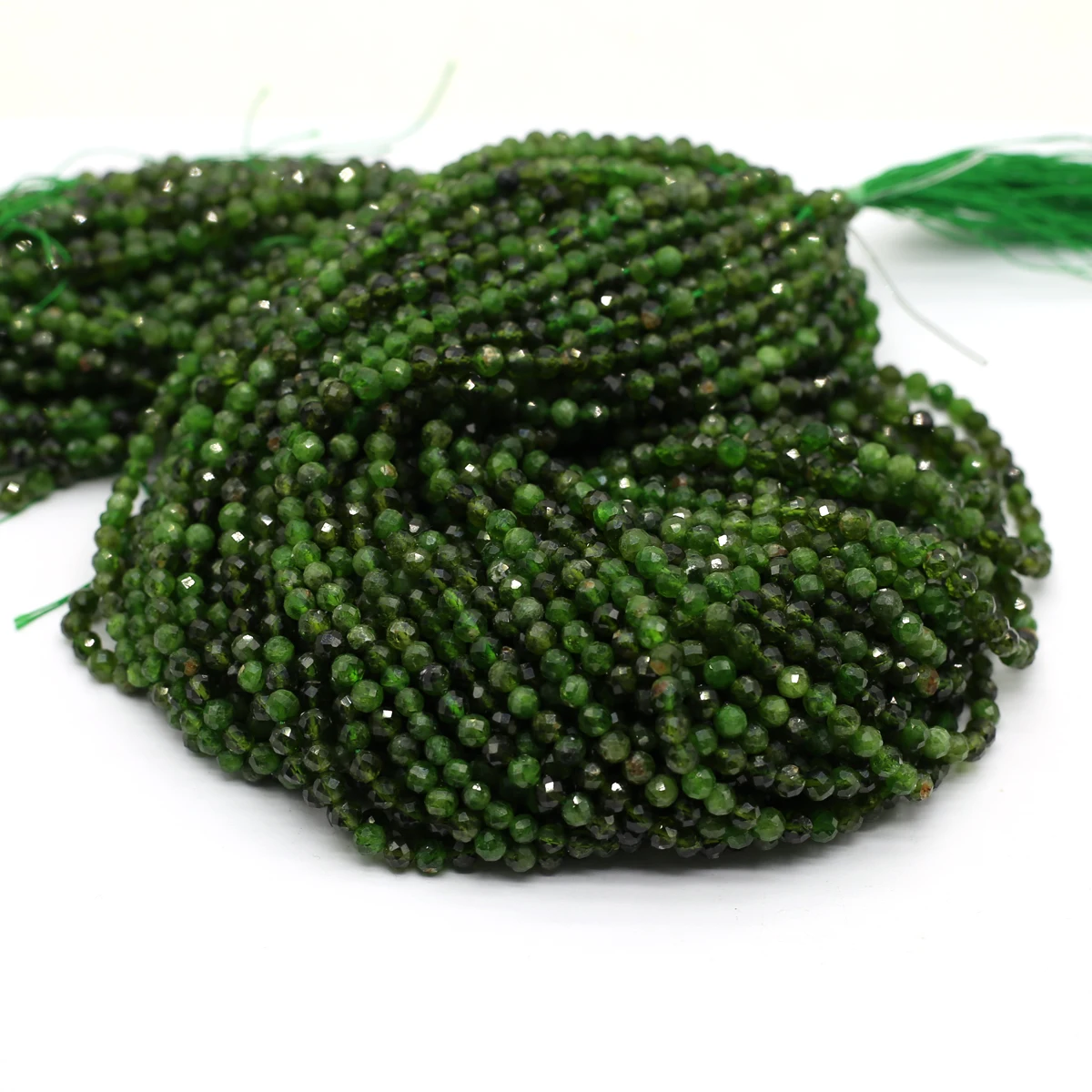 4mm Natural Stone Faceted Beads Small Round Spodumene Bead for Jewelry Making Diy Women Bracelet Necklace Crafts