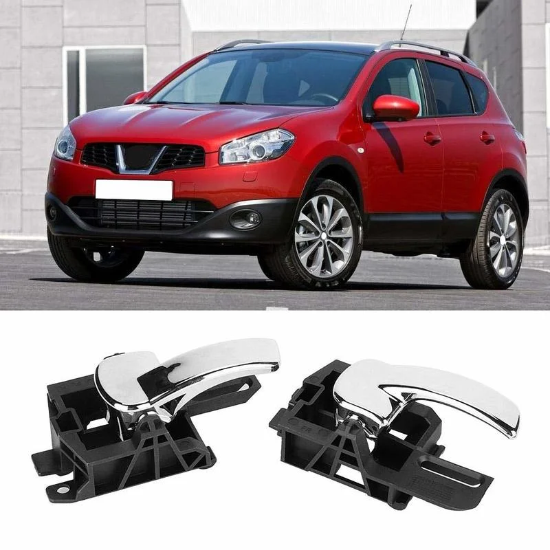 

For Nissan Qashqai J10 Front Rear Door Handle Inner Chrome Left Right 2006-2013 80670JD00E 80671JD00E Car Accessories Interior
