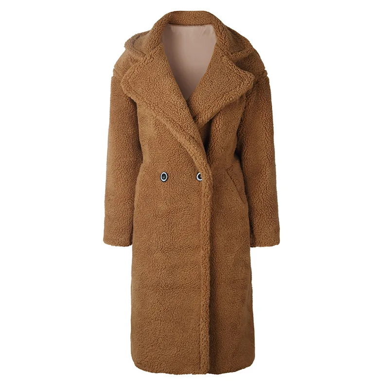 Fur Coat Women Winter Warm Faux Fur Thickened Lamb Wool Coat Winter Coat Women