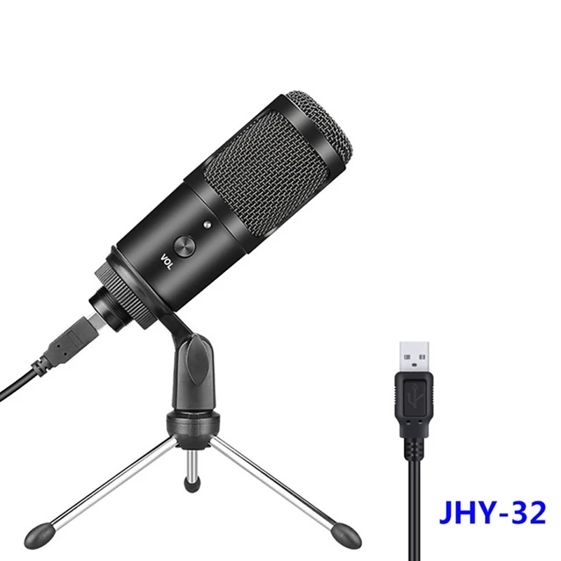

Настольный конденсаторный USB-микрофон с реверберацией K Song