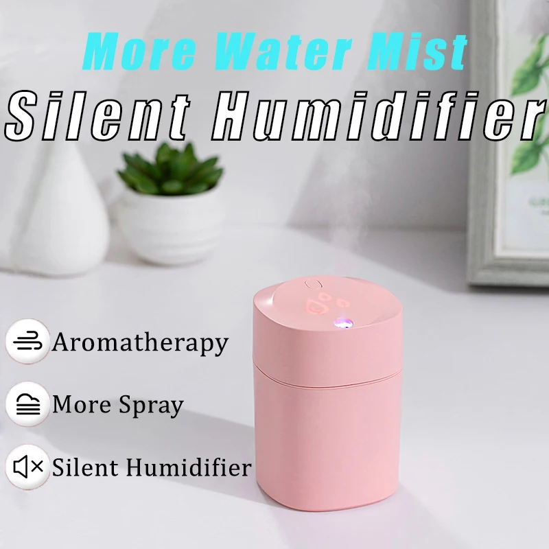 

Portable Air Humidifier Aromatherapy Diffuser Humidifiers For Home USB Cool Mist Sprayer Essential Oil Diffuser Anion Mist Maker