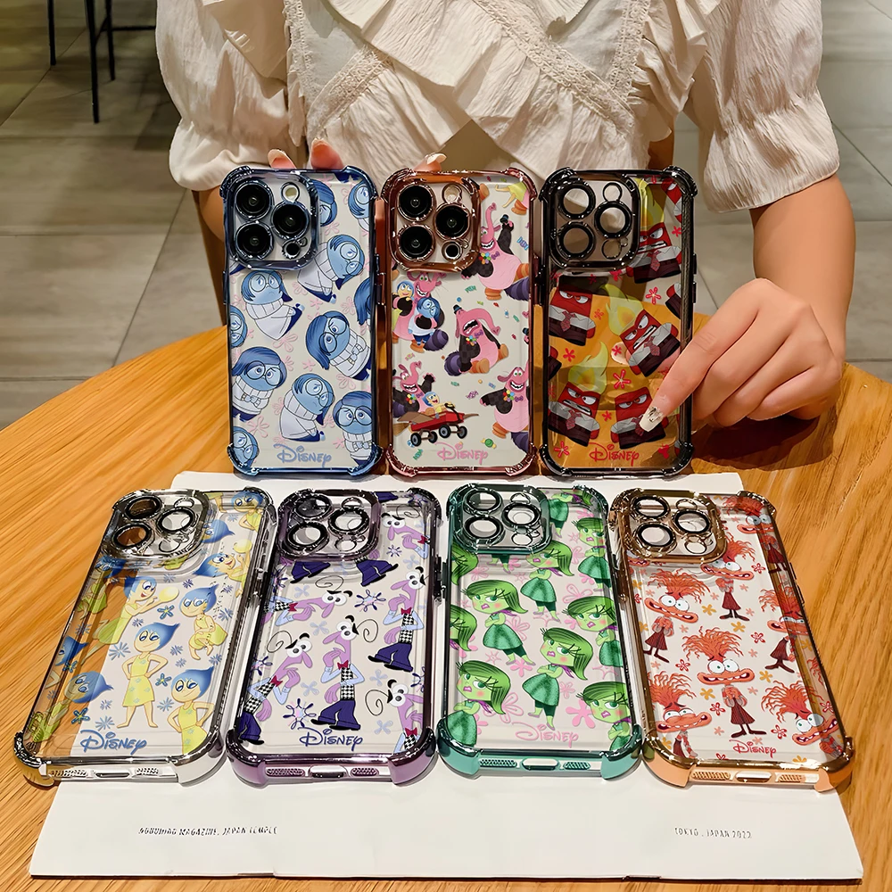 Чехол Disney Inside Out для Xiaomi 14 14Pro 13 13Pro Poco F4 F5 X5 X3 4G 5G противоударный защитный чехол от