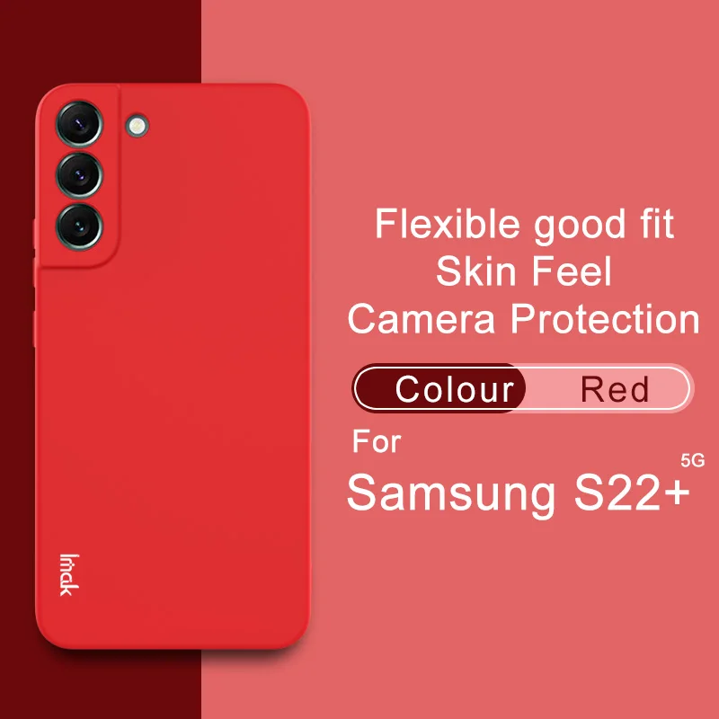 Imak Для Samsung Galaxy S22 + Plus 5G TPU чехол для телефона с защитой объектива камеры