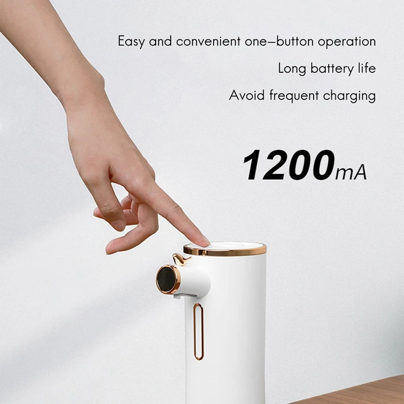 Автоматический дозатор мыла 400 мл с датчиком для кухни и ванной комнаты |