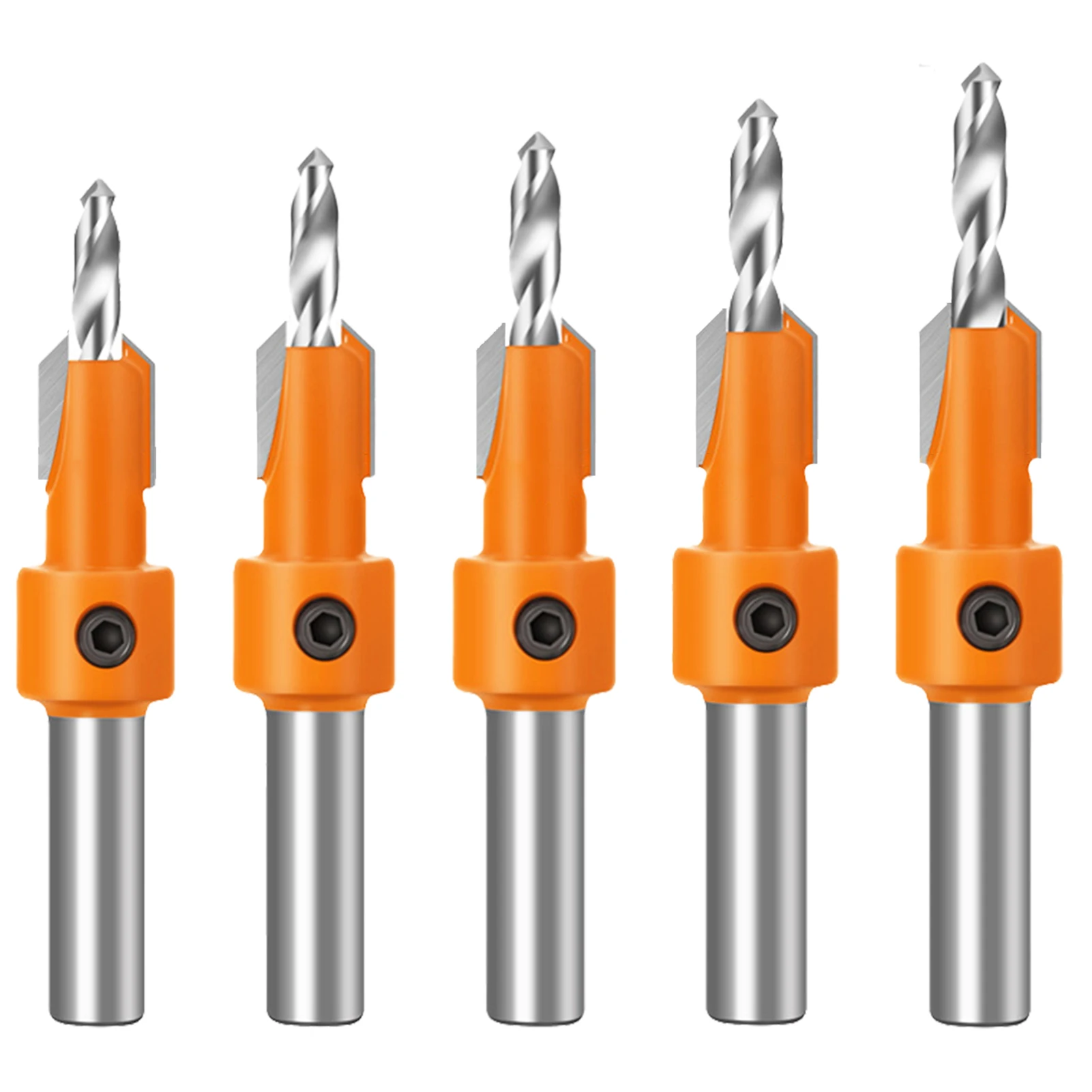 

Сверло для зенковки с шестигранным хвостовиком 8 мм/10 мм, 5 шт., электроинструменты для деревообработки, сверлильные наконечники для дерева, ...