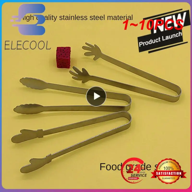 

1~10PCS Tea Set Clip Lazy Assistant 12.5 × 2.5cm Mini Food Clip Clip Snacks Snack Clip Ice Clip Kitchen Accessories