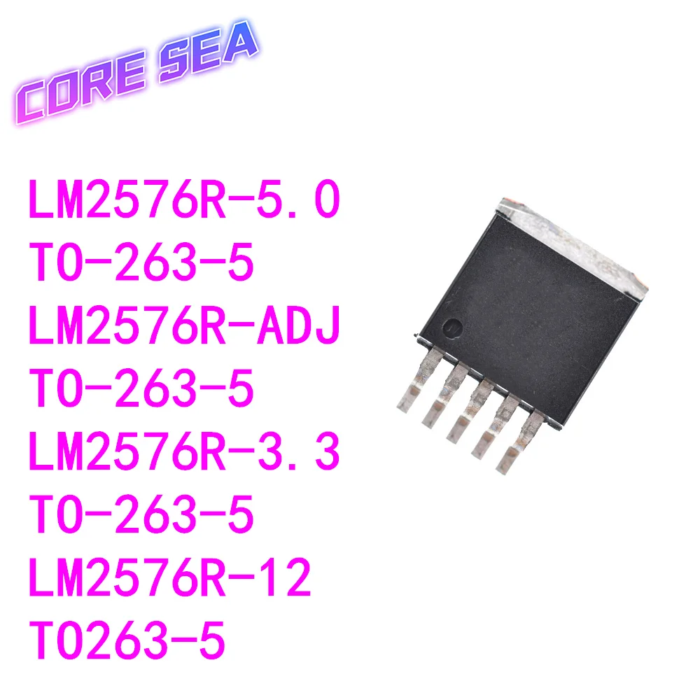 

10PCS LM2576R-5.0 ADJ 3.3 12 5V 3.3V 12V SMD TO-263-5