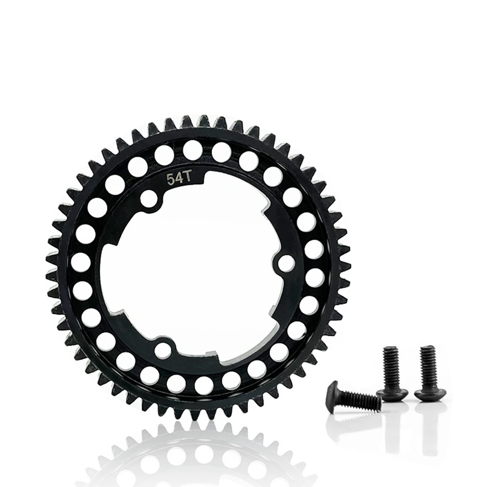 

54T 1.0 Mod Harden 45 Steel Main Spur Gear Hot Racing for RC Car Traxxas 1/5 XMaxx 1/7 XO-1 1/10 E-Revo 2.0 VXL New MAXX