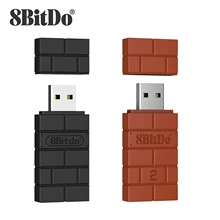 8BitDo USB Wireless Receiver Bluetooth Adapter for PS5 PS4 Xbox Series X/S 8bitdo Bluetooth Controllers for NS Switch Windows