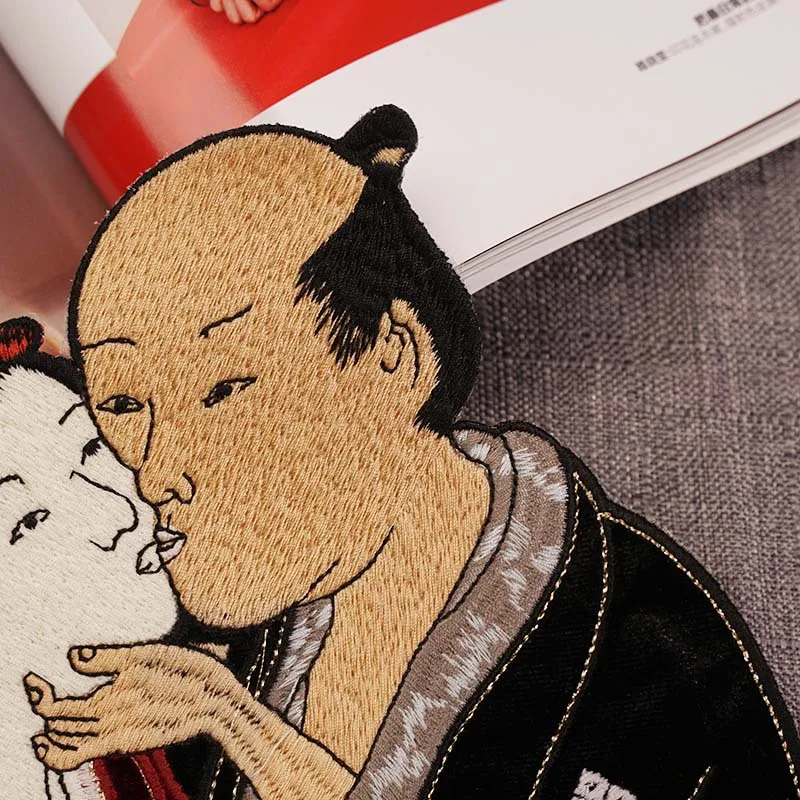 Новый японский демон бусхидо меч воина кабуки японская Броня самурая патчи с