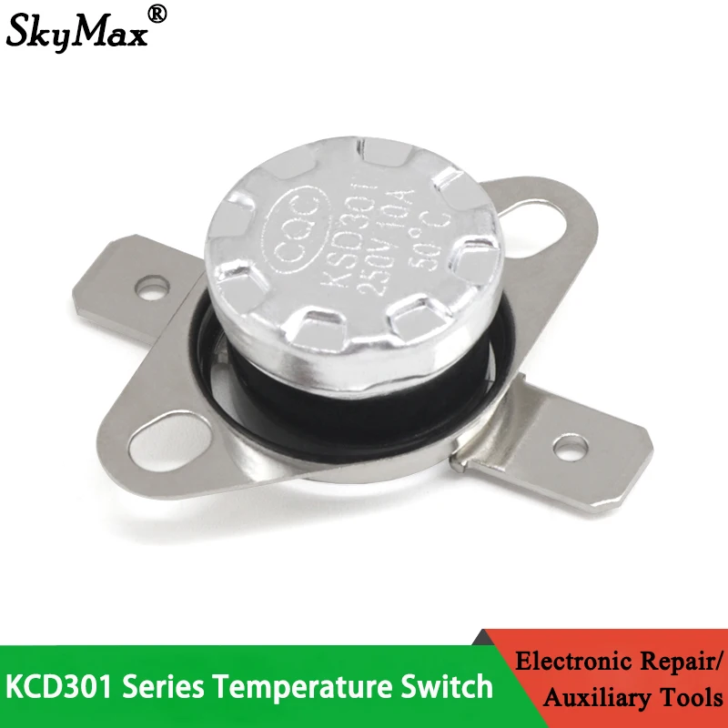 5/10PCS Normally Open/Close KSD301 10A 250V 40-135 Degree Bakelite KSD-301 Temperature Switch Thermostat Sensor