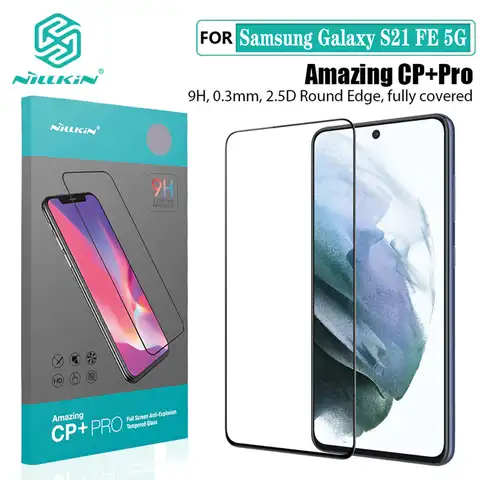 For Samsung Galaxy S21 FE 5G Защитное стекло Nillkin Amazing CP + Pro H /H + Pro для Samsung S21 FE 5G
