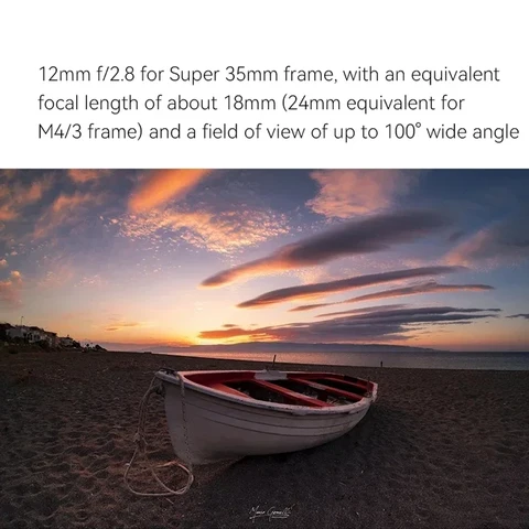 Суперширокоугольный объектив 7artisans 12 мм F2.8 II APS-C с ручной фокусировкой и ручной фокусировкой для Sony A6000 Fuji X-A1 X-T20 Canon M3 R5 Nikon Z5