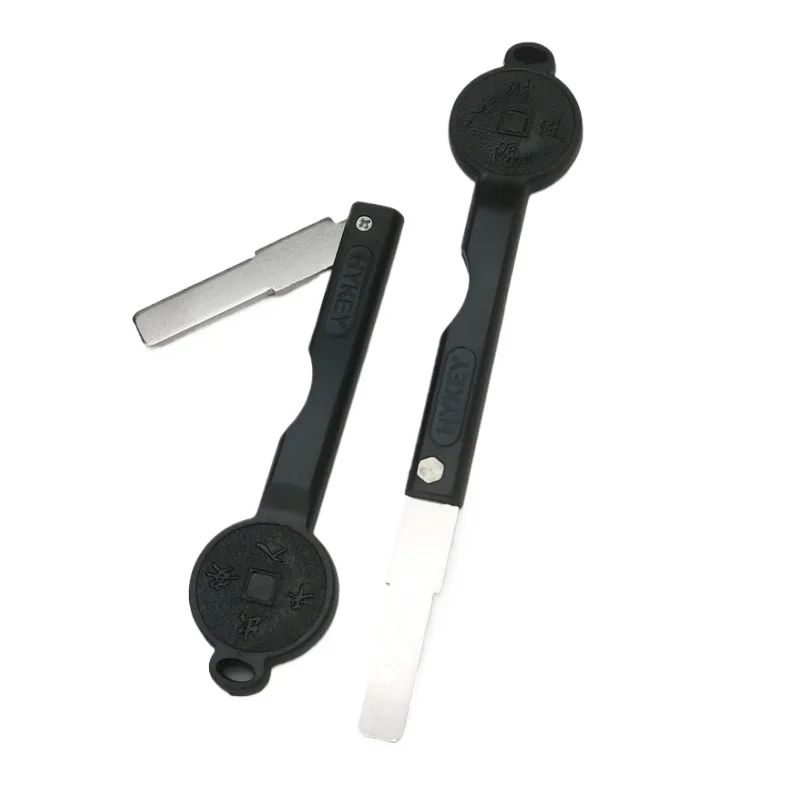 

10 шт., подходит для складной круглой ручки, плоский ключ шириной 8,8, противоугонный дверной замок с отпечатками пальцев, запасной ключ эмбриона