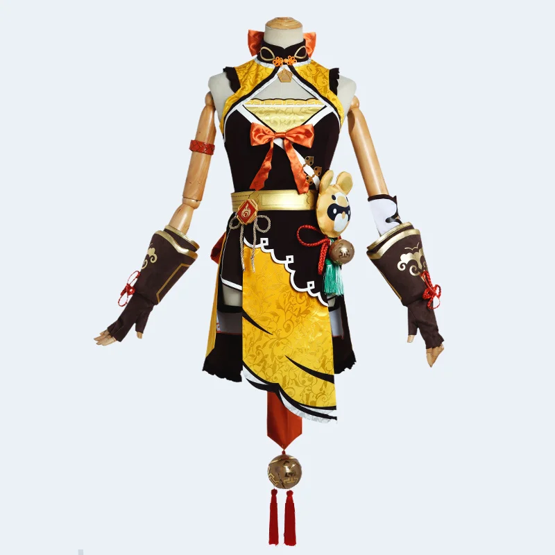 

Game Genshin Impact cosplay Costumes Xiang Ling Cos New Game Project Set Women Clothes Wig Halloween Costume Genshin Role Play