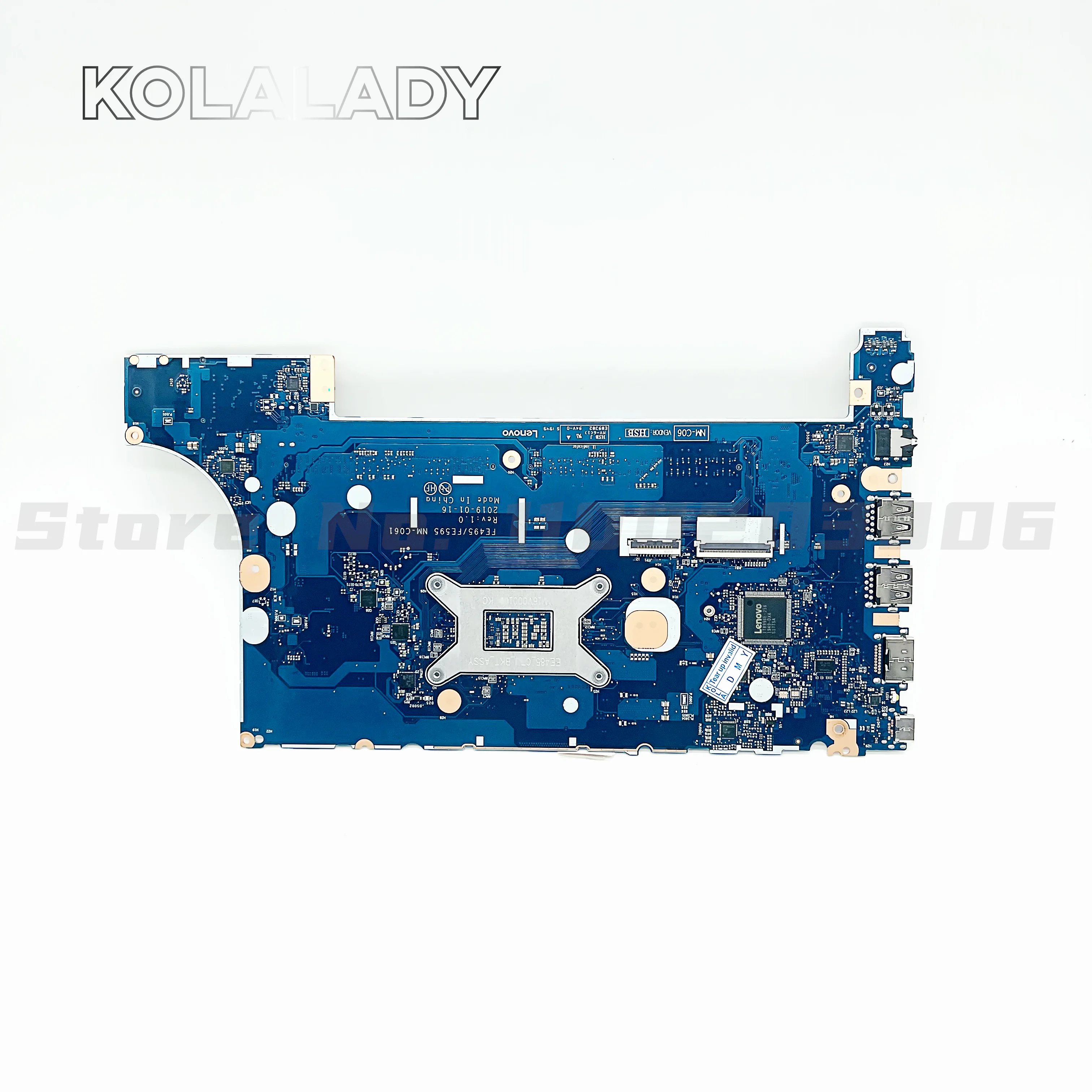 Оригинальный ноутбук для Lenovo ThinkPad E495 E595 Материнская Плата ЦП R5 3500U FE495/FE595 тонкая