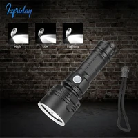 navy dedicated flashlight high lumens super bright waterproof rechargeable portable zoom torch tactical flash lamp long shot