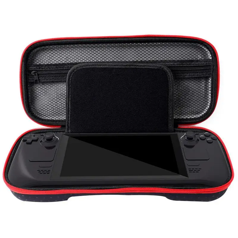 

Game Console Storage Bag Portable Hard Case 10 Game Card Slots Holder Bag Controller Holder Zipper Bag Shockproof Full