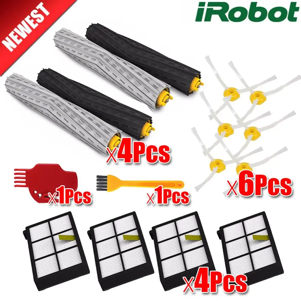 

Main roll Brush Hepa filter side brush kit for iRobot Roomba 800 900 Series 870 880 980 Vacuum Cleaner robot Parts