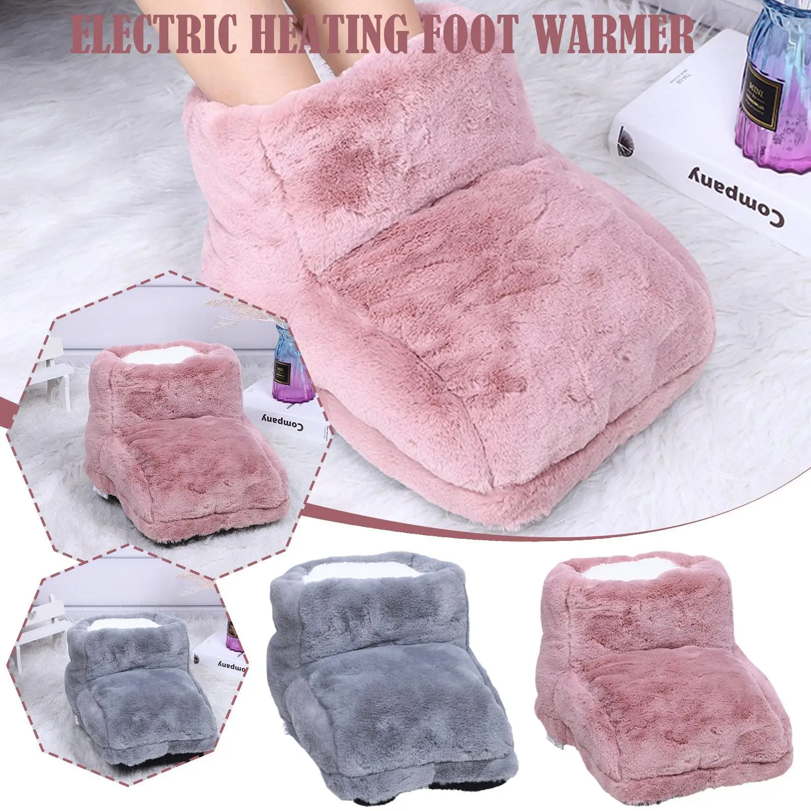 

Электрическая грелка для ног с зарядкой через USB, энергосберегающая грелка для ног, грелка для ног, грелки для дома, спальни, теплые тапочки с...