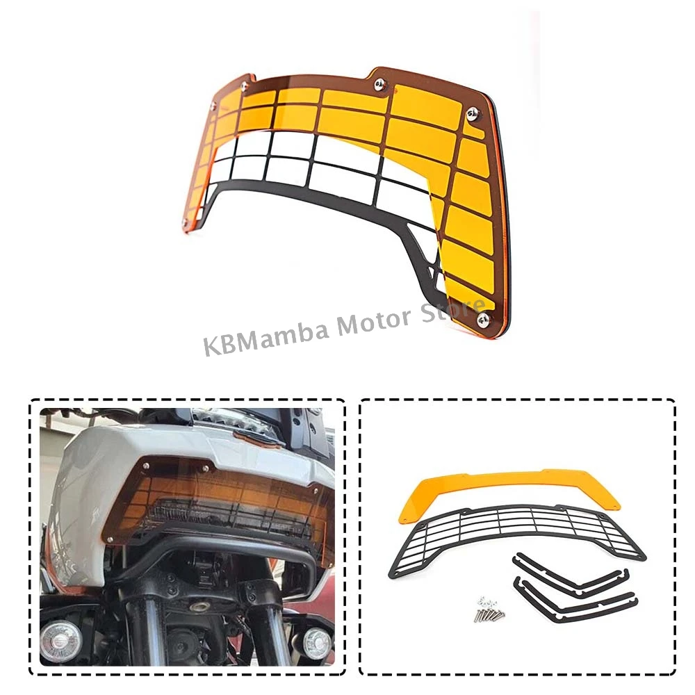 

Motorcycle Aluminum Headlight Grille Protector Headlamp Guard Cover For Harley Pan America 1250 S PA1250 S 1250 2021 2020 2022