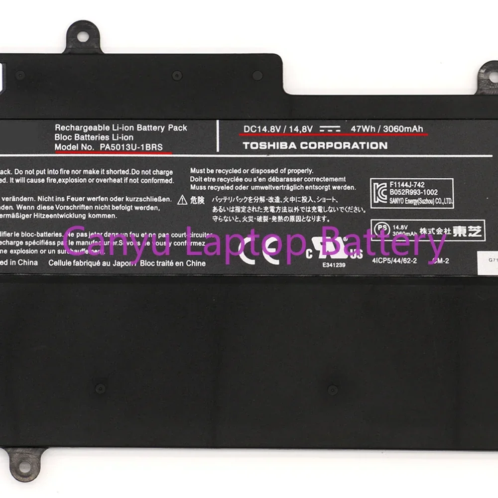 PA5013U-1BRS для Toshiba Portege Z835 Z830 Z930 Z935 серии ультрабуков PA5013 PA5013U 14 8 В 30 60 мАч 47WH новый