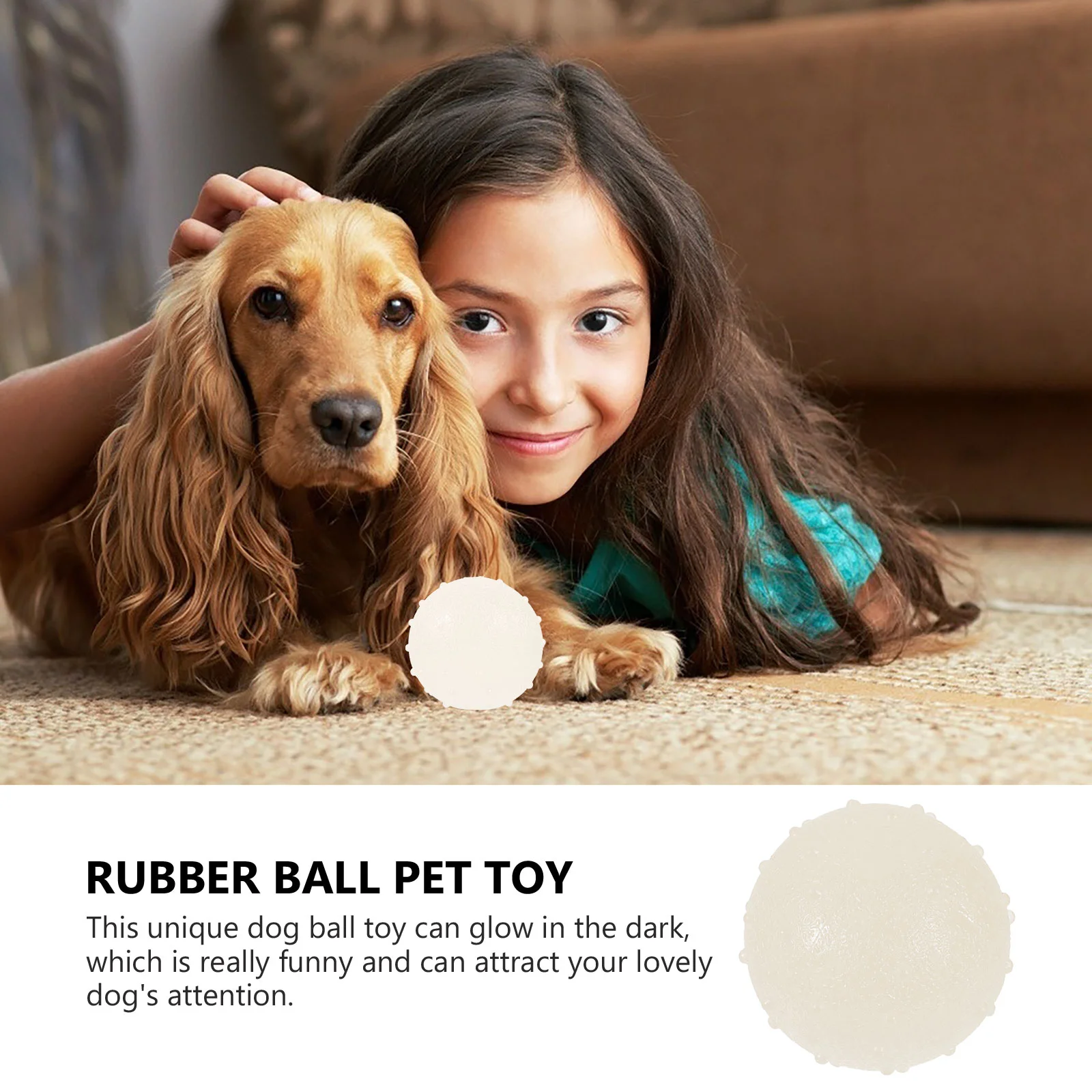 2 шт. светящийся резиновый шарик для собак щенков скрипучие маленькие светящиеся