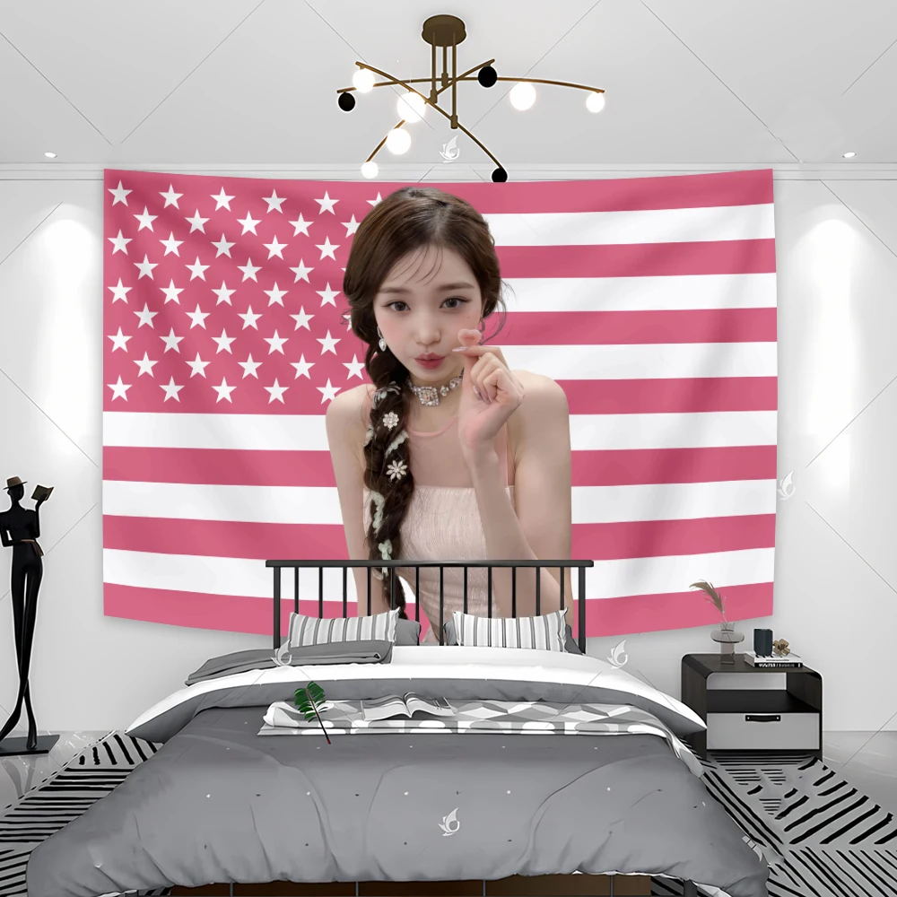 Постер Kpop обои гобелен Wonyoungs коллекция поклонников подарки на день рождения для