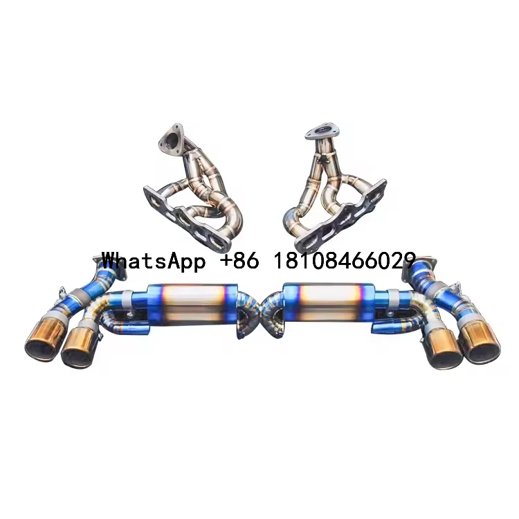 Титановый выпускной коллектор Xinaote Valvetronic Catback системы для Porsche 991 911 TurboS
