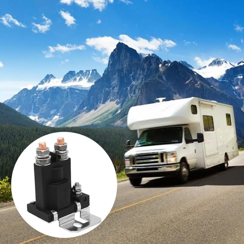 

Реле высокого тока 12 В/24 В, соленоид, автомобильное реле, легкое в установке реле для автомобиля, грузовика, RV, переключатель аккумулятора, мощная зарядка