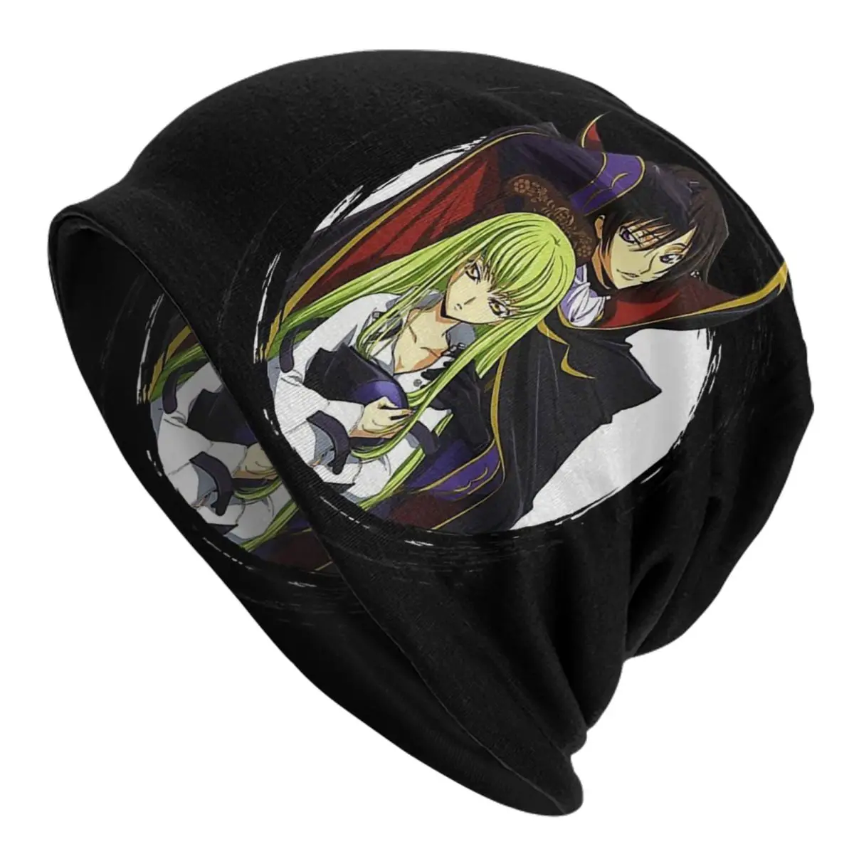 

Hat CC And Lelouch Outdoor Caps For Men Women Code Geass Japanese Mecha Anime Skullies Beanies Ski Caps Soft Bonnet Hats