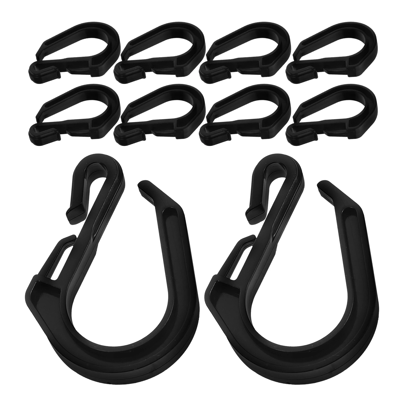 

10 шт. крючок для багажника автомобиля, вешалка для сумки, портативная для багажника, подвесные крючки из АБС-пластика, держатель для аксессуаров